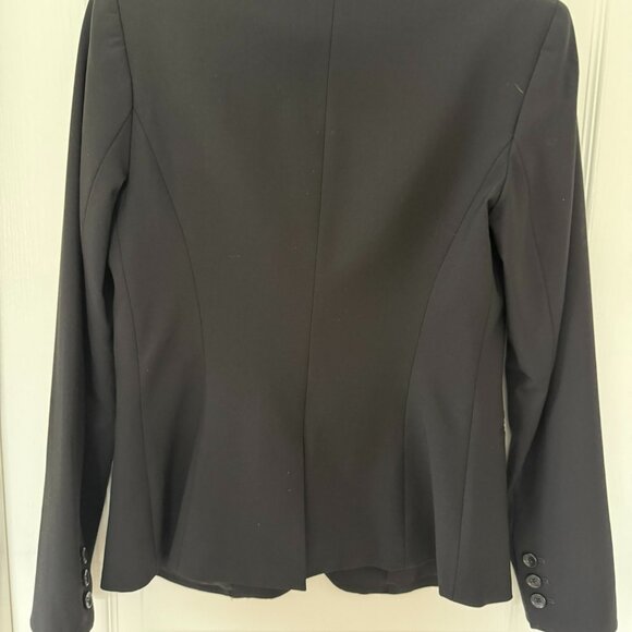 Theory Blazer Classic Black 2 Button Size 6 - Picture 5 of 5